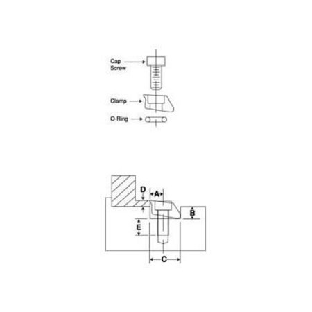 MITEE-BITE PRODUCTS LLC Mitee-Bite 26020 - Pitbull® Clamps - Tool Steel KE 8-32 Screw Size - Made In USA 26020